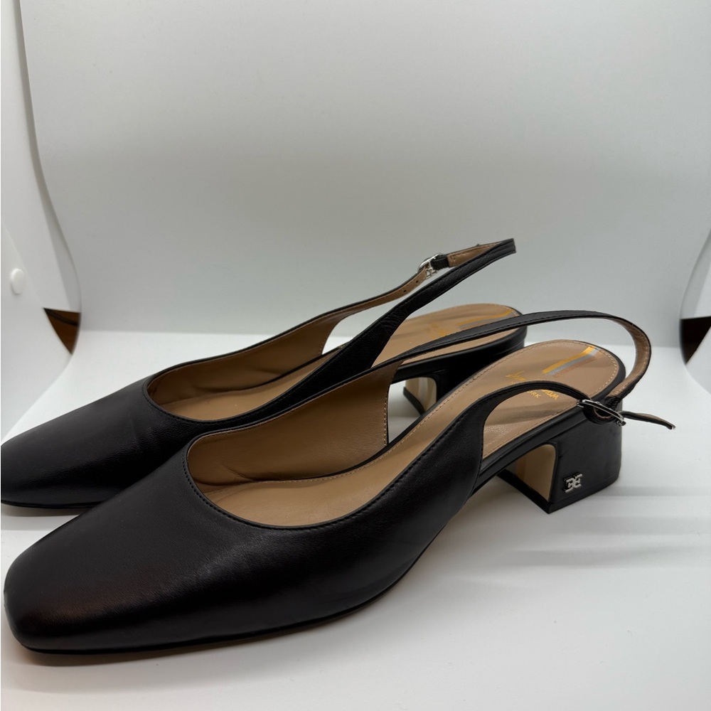 Sam Edelman Black Slingback Heels
